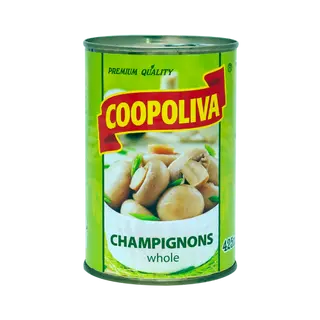 "COOPOLIVA"- სოკო მთლიანი 425მლ.