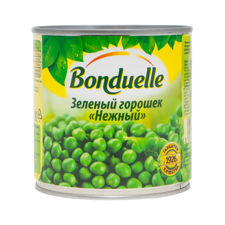 "Bonduelle"-კონსერვირებული მწვანე ბარდა 425გრ.
