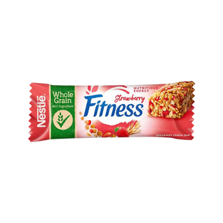 Бaтончик 23,5г Nestle Fitness з цільними злaкaми тa полуницею