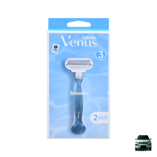 Rasoir rechargeable Smooth 3 lames + 2 cartouches - VENUS