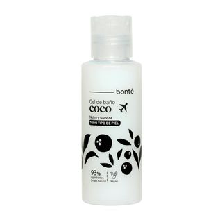 Gel De Ducha Coco Formato Viaje Bonté 100 Ml