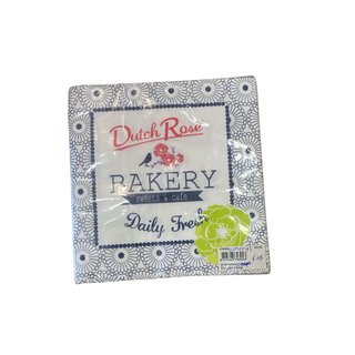 SET 20 SERVIETTES 0010043 PAPIER BAKERY 33X33 CM  DUTCH ROSE 0010043