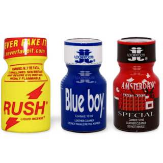 ZESTAW POPPERSÓW BLUE BOY + AMSTERDAM SPECIAL + RUSH ORIGINAL