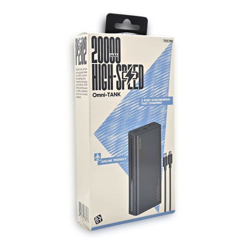Tecno 20000Mah Power Bank – Omni-Tank Tpb-P204