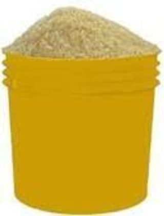 Rice (long grain) x paint bucket
