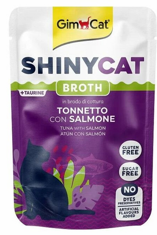 Gimcat Aliment Humide Chat Shinycat Sachet Thon au Saumon 70 gr