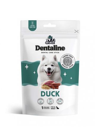 Pet's Dessert Dentaline Sticks pentru Igiena Dentara cu Rata 120g