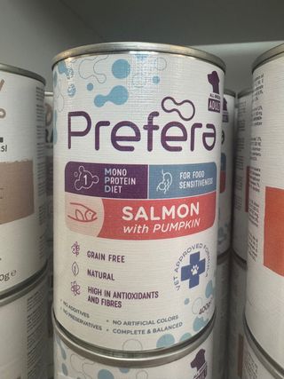 Dieta mono proteică somon/pumpkin- conservă 400g