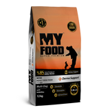 Myfood ძაღლი, ბატკანი&ბრინჯი - ზრდასრული,მინი ჯიში - 12+1 კგ.