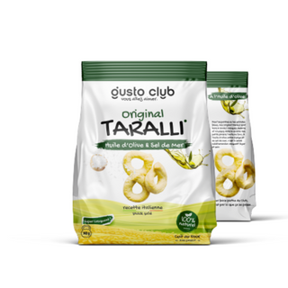 Taralli Huile d'olive & sel de mer 140Gr