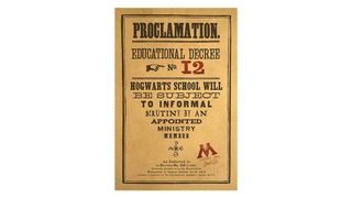 პროკლამაცია #12 - ჰოგვორტსის მაგიის სამინისტროს თანამშრომლის მიერ შემოწმების შესახებ