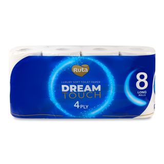 RUTA Hirtie igienica Dream touch alb 4str 8role
