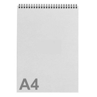 Bloc sténo uni A4 grand format