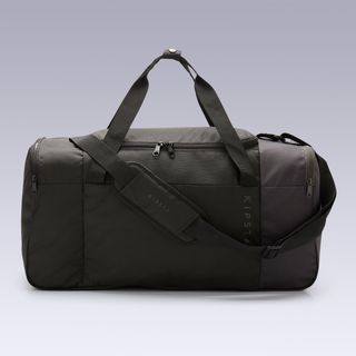 Bolsa de deporte 55L Kipsta Essentiel negro.55 LITROS . Gris