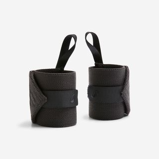 Muñequera Compresión Musculación Gris Carbono.Talla única Gris