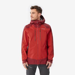Chaqueta de alpinismo y montaña impermeable Hombre Simond Alpinism Evo.L Rojo