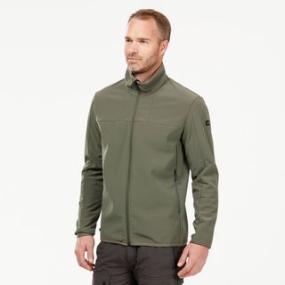 Softshell de montaña y trekking Hombre Forclaz MT100 caqui.XL Verde