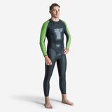 Neopreno Hombre aguas abiertas temp. templada 2/2 mm Nabaiji OWS 500.42 Verde