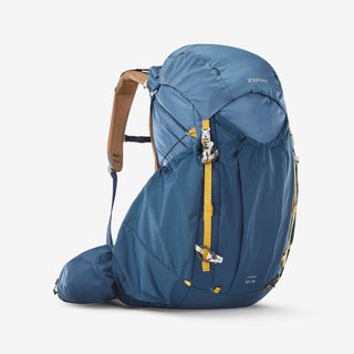 Mochila de montaña y trekking 50+10L ultraligera Hombre Forclaz MT900.Talla única Azul