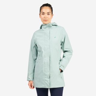 Chaqueta Impermeable Mujer Sailing 500 Verde Claro.S Verde