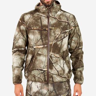 Chaqueta Caza Solognac 500 Adulto Camuflaje Treemetic Silenciosa Impermeable.L Verde