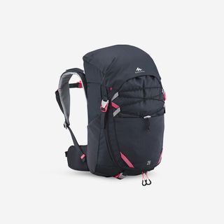 Mochila de montaña y trekking Niños 28L Quechua MH500.Talla única Gris