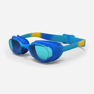 Gafas Natación Xbase Niños Azul Amarillo Cristales Tintados Azul.S