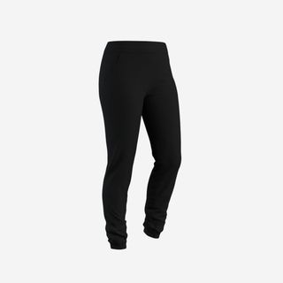 Pantalón Jogger Slim Algodón Fitness 500 Mujer Negro.2XL / W38 L31 Negro