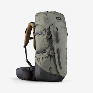 Mochila de montaña y trekking 50+10L Hombre Forclaz MT900 Symbium 2.Talla única Verde