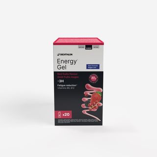 Gel energético menos de 3 horas frutos rojos, Energy Gel x20.Talla única