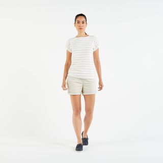 Pantalón Corto Vela Sailing 100 Mujer Beis.S beige