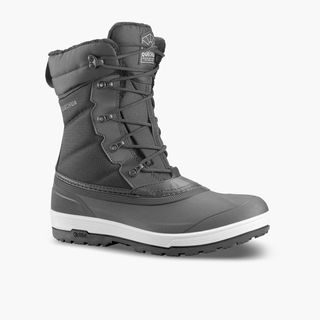 Botas de nieve y apreski impermeables con cordones Hombre Quechua SH500.47 Negro