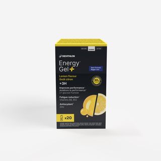 Gel energético más de 3 horas limón, Energy Gel + x20.Talla única