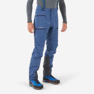Pantalón impermeable alpinismo ICE Hombre Azul pizarra.44 Azul