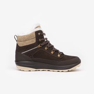 Botas de nieve y apreski de piel impermeables Mujer Quechua SH900.40 . Marrón