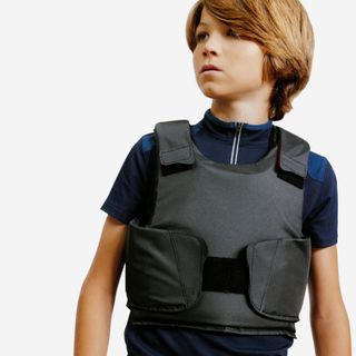 Chaleco Protección Equitación 100 Niños Negro.123 130cm 7 8A Negro
