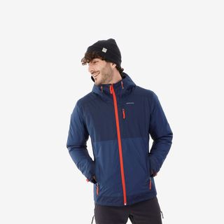Abrigo de montaña y nieve impermeable con capucha Hombre Quechua SH500.2XL Azul