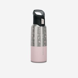 Botella térmica de montaña y trekking acero inoxidable 0'5L Quechua MH500.Talla única Rosa