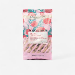 Golosinas Equitación Fougatreat Natural Caballos/Ponis 1 kg Fresa.1 KG