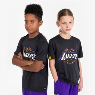 Camiseta Baloncesto NBA Lakers Niños TS 900 N Negro.123 130cm 7 8A Negro