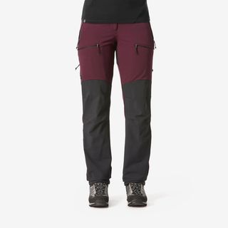 Pantalon de montaña y trekking perlante Mujer Forclaz MT900.44 (L31) Morado