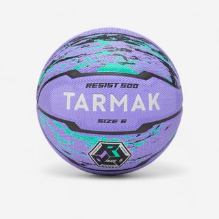 Balón de baloncesto talla 6 R500 violeta turquesa.Talla única Morado