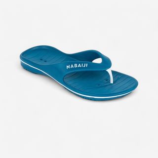 Chanclas dedo Piscina 500 Basic Hombre Azul Eléctrico.39/40