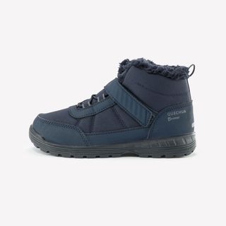 Botas de nieve y apreski impermeables con velcro Niños 24 34 Quechua SH100.29 Azul