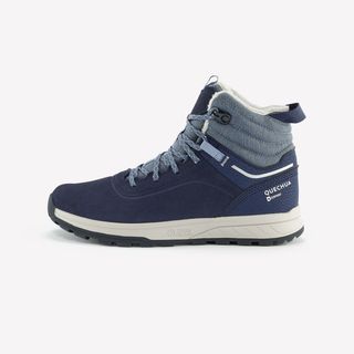 Botas de nieve y apreski de piel impermeables piel Niños 35 38 Quechua SH500.38 Azul