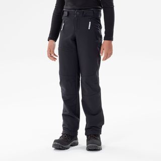 Pantalón softshell cálido de senderismo Niños 7  15 años Quechua SH500.123 130cm 7 8A Negro
