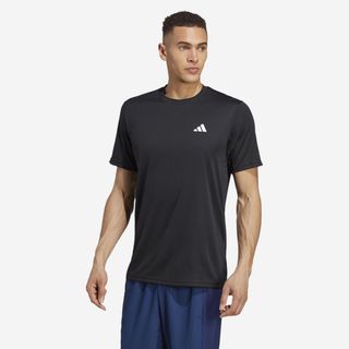 Camiseta Fitness Cardio Adidas Hombre Negro.M Negro