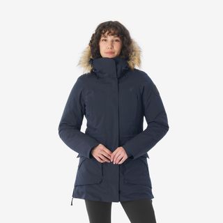 Parka de montaña y nieve impermeable con capucha Mujer Quechua SH900.XL Azul