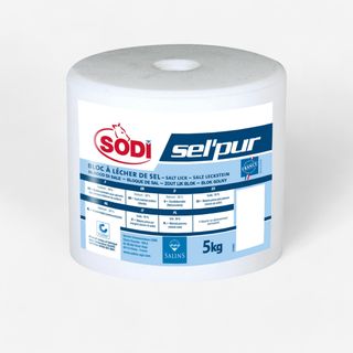 Bloque Sal Pura Equitación Sodi Sel'Pur Caballo/Poni 5 kg.5 KG