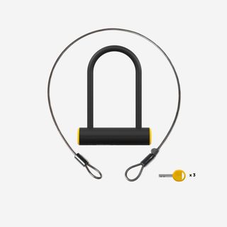 Candado U Bici 900M ART2 + Cable.Talla única